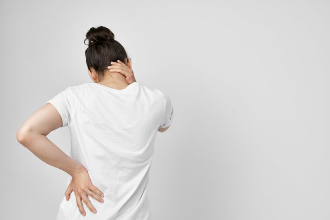 woman-holding-neck-health-care-isolated-background